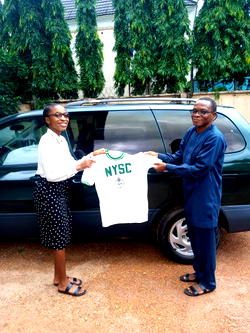 Don bequeaths 37-year-old NYSC shirt to daughter
