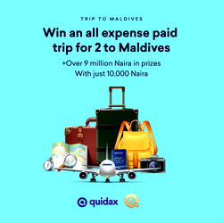 Quidax at 3: Win a Trip to The Maldives Trip + Over ₦9 million