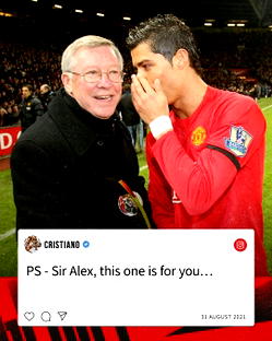 Ronaldo ‘mocking’  Ole Gunnar Solskjaer after Liverpool mauling