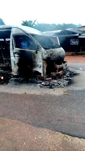 Bloody sit-at-home: Gunmen kill 4, set house, buses ablaze in Imo