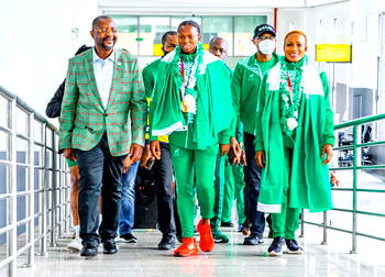 25-man Team Nigeria arrive T&T for 7th Commonwealth Youth Games