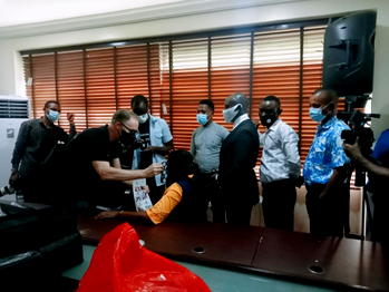 Akwa Ibom Commissioner organises free eye check for staff