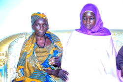Zulum receives returnee Chibok schoolgirl