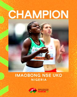 Breaking: Uko wins 400m gold medal at U-20 World Athletics  Championships