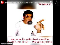 Leaked audio: Abba Kyari should be handed over to FBI- CNG Spokesperson
