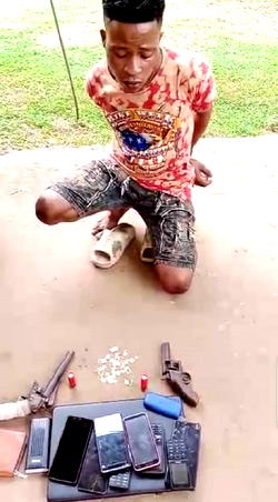 Police arrest 3 suspected armed robbers, 2 illicit drug dealers in Delta