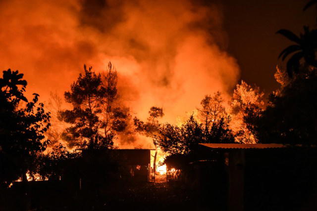 Athens covered in thick pall of smoke from wildfires