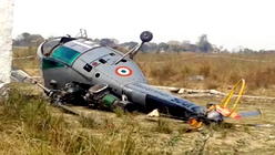 Army helicopter crashes in Punjab