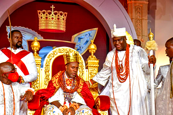 PHOTOS: Ooni of Ife joins other preeminent royal fathers at coronation of Olu of Warri, HRM Ogiame Atuwatse III