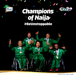 Peak celebrates Nigeria Paralympians for new World Records set