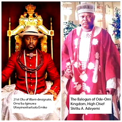 Balogun of Ode-Omi congratulates Olu of Warri-designate