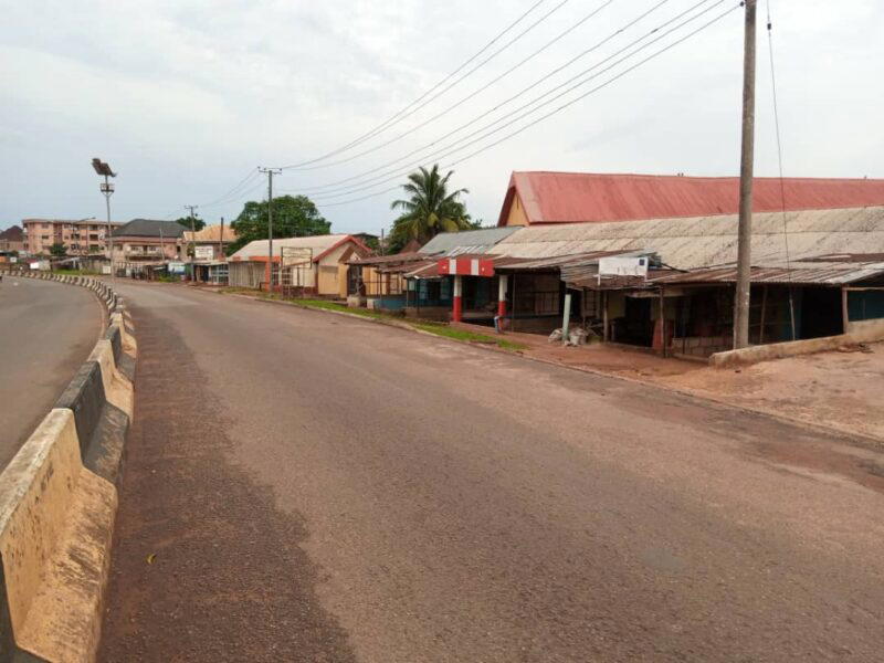 Despite Govt S Assurance Enugu Imo Residents Observe IPOB S Sit At   Sit At Home Order In Force In Umuahia 1 800x600 