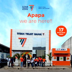 Excitement as Titan Trust Bank opens Apapa, Lagos branch