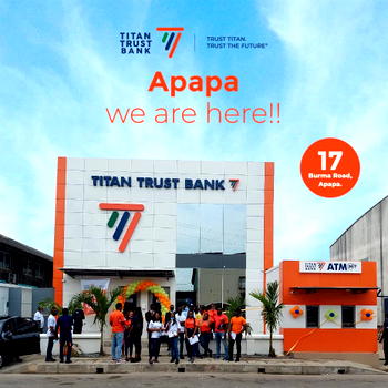 Excitement as Titan Trust Bank opens Apapa, Lagos branch