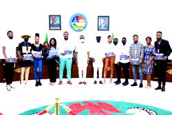 Okowa seeks private sector support for talent devt