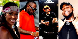 Burna Boy, Davido, Wizkid, Tiwa Savage, others battle for continental honours