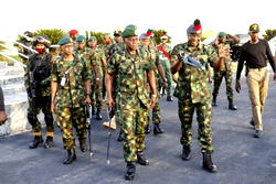 Christmas: COAS, CAS celebrate with troops in Maiduguri