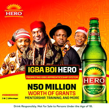 Hero Lager promotes Igbo Apprenticeship System with N50m grant, training, mentorship
