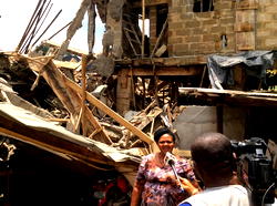 Luck smiles at housewife as she narrowly escapes death in collapsed building