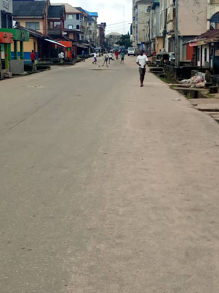 IPOB Sit-at-home: Empty Streets In Umuahia - Vanguard News