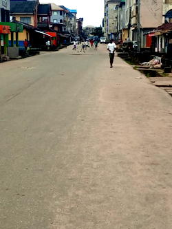 IPOB sit-at-home: Empty streets in Umuahia