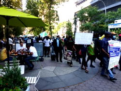 VIDEO: Yoruba nation agitators protest at United Nations HQ in New York