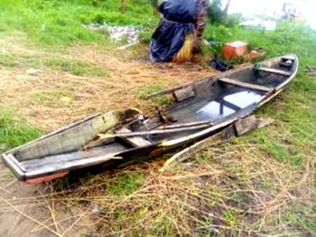 Commercial boat crushes canoe, injures fisherman