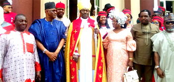 Bishop Ezeofor inducts 40 into Knighthood of St Christopher, with APC’s Uba, PDP’s Ozigbo in attendance