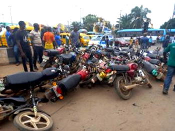 Lagos task force impounds 410 motorcycles in one week
