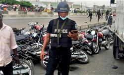 Okada Ban: Lagos task force impounds over 100 motorcycles at Mile-2