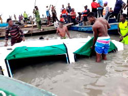 How local divers, fishermen rescued sailing boat in Lagos
