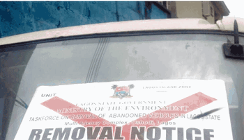 Lagos suspends operation of abandoned vehicles team across 57 councils