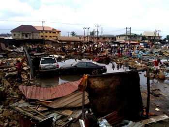 Artisans count losses as FG demolishes structures along Mile 12/Ikorodu Road