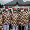 [BREAKING] Imo Visit: Buhari meets Igbo leaders