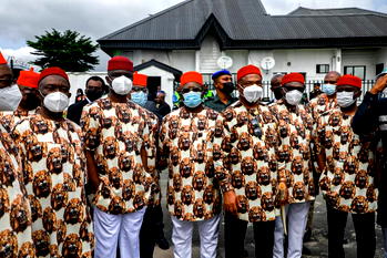 [BREAKING] Imo Visit: Buhari meets Igbo leaders