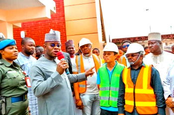 Yahaya Bello reprimands Chinese contractor over substandard job