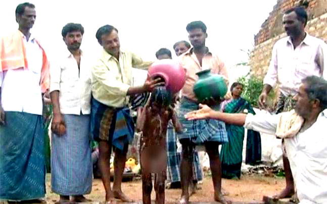 Authorities probe rain ritual parade of 6 naked girls in Indian village