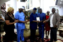 CIG takes new-turn, makes, Gbenga Daniel its patron as group pays courtesy visit to him