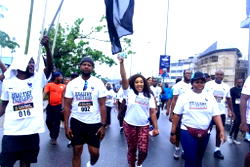 Cross River,  Healthy Billionaires Fitness Club stage 12km 1000 Man walk in Calabar