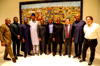 BUA Group’s Abdulsamad Rabiu hosts Aliko Dangote, Sijibomi Ogundele, others in private event to celebrate outgoing French Ambassador, Jerome Pasquier