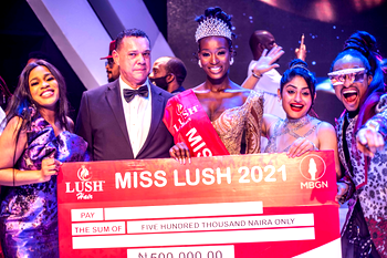 2021 MBGN Miss Lagos becomes Lush Hair ambassador