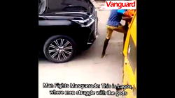 Man Fights Masquerade: This is Lagos, where men struggle with the gods