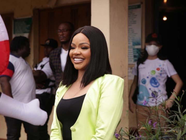 Back to school with itel: Brand donates educational materials to schools in Lagos with Nengi