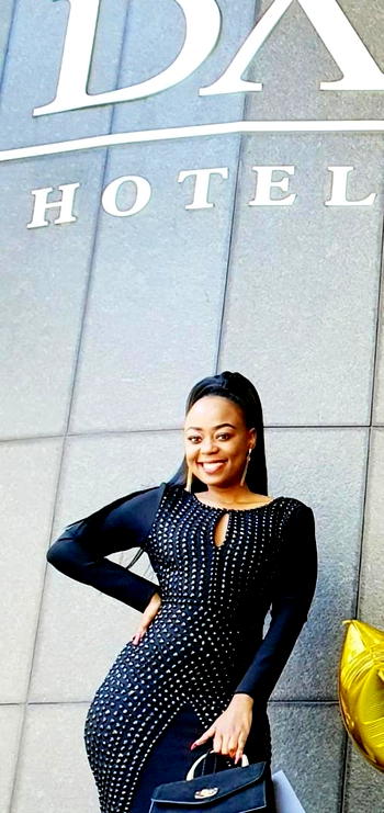 Employee of DafriBank, Rorisang Sejake, gifts her boss, billionaire Ndhlovu Xolane first iPhone 13