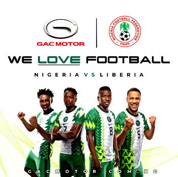 GAC Motor Wishes the Super Eagles Success in the 2022 World Cup Qualiﬁers