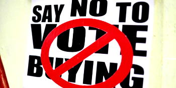 Need to tackle vote-buying