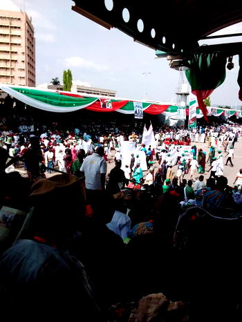PDP Convention: Atiku, Kwankwaso steal show