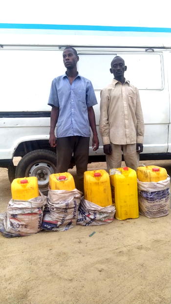 Police arrest two fuel suppliers to bandits