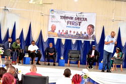 Okowa,Ukah,Ossai, others speak at Think Delta First campaign in Warri