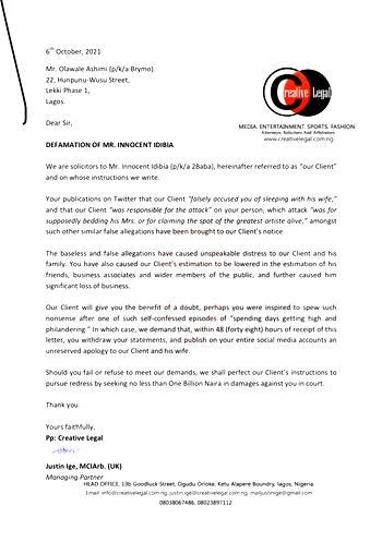 2Baba threatens Brymo with N2bn suit; see you in court, he responds